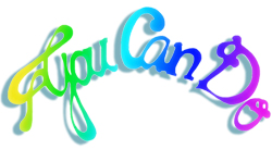 This is the  calligraphic logo for a company called You Can Do.