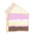 Click on the cake slice to access the fun cakes section.