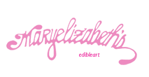 Click on the Maryelizabeth's edibleart logo to return to home.